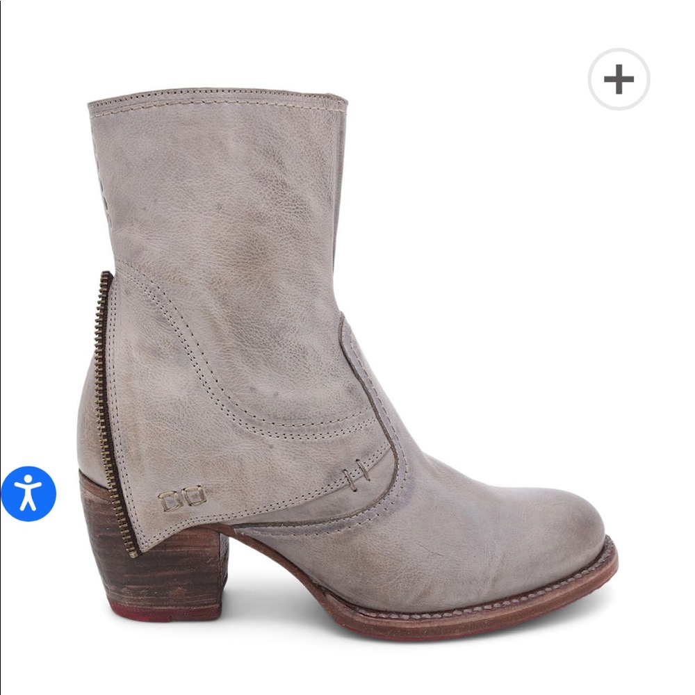 Bed Stu Iris boots size 7.5, grey, like new
